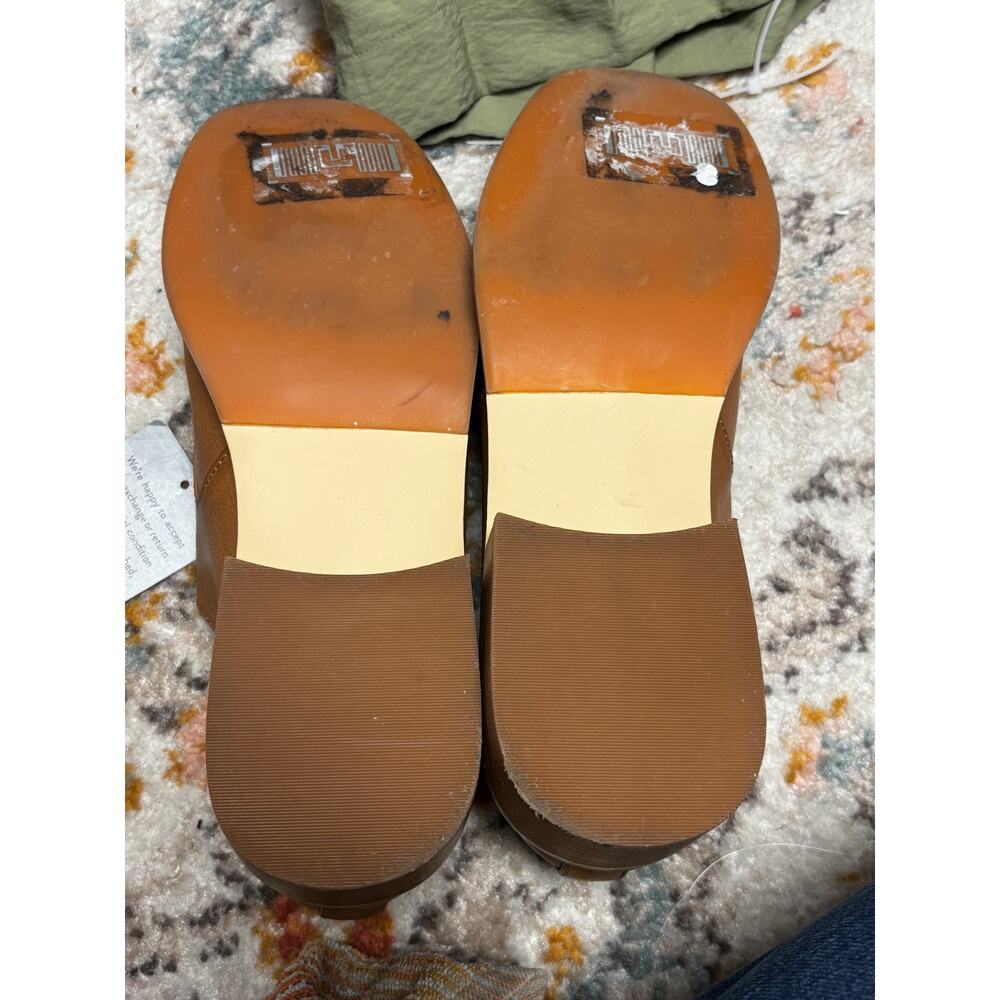 Korks Women's Theodore Loafers Size 9.5M Brown Comfort Stacked Heel Versatile - Picture 5 of 6